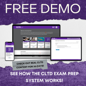  Test-drive real CLTD content, free for 30 days!