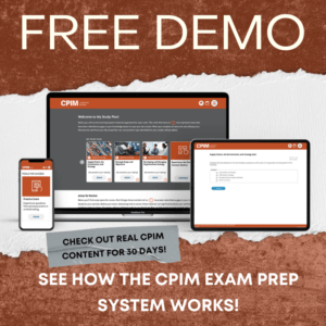 Test-drive real CPIM content, free for 30 days!