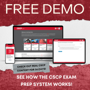 Test-drive real CSCP content, free for 30 days!